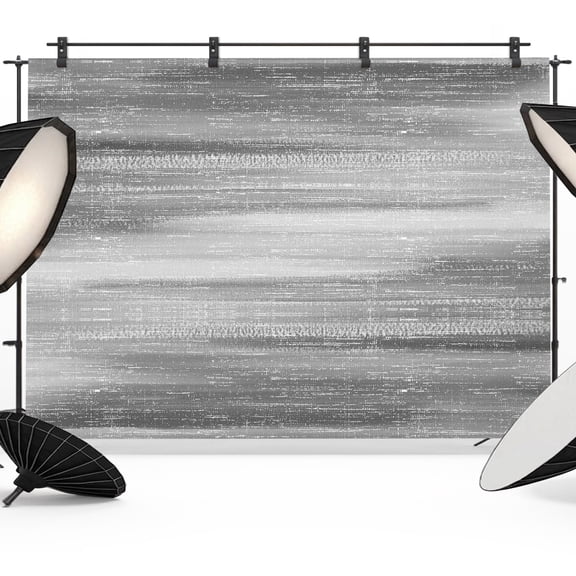Photo Backdrop 5x7 ft Grey Brushes Graffiti Photography Backdrops Curtains Wall Covering Misty Foggy Painting Photo Booth Drapes for Backdrop Photoshoot Wedding Party Birthday Background Screen