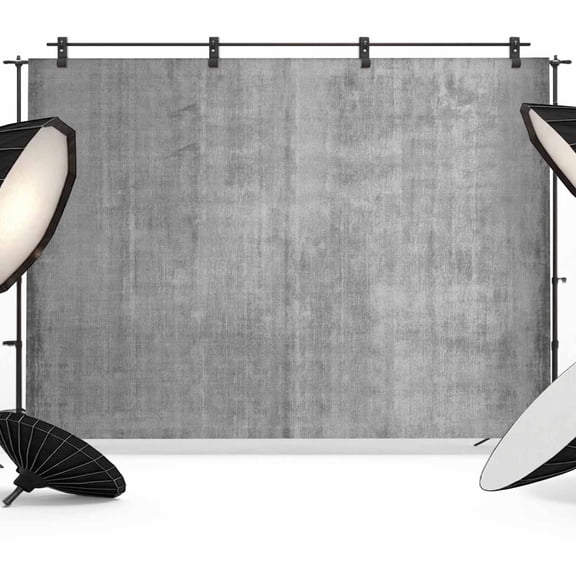 Photo Backdrop 5x7 ft Grey Linen Photography Backdrops Curtains Picture Wall Covering Solid Color Texture Photo Booth Drapes for Backdrop Photoshoot Wedding Party Birthday Background Screen