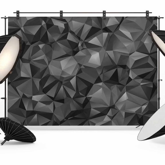Photo Backdrop 5x7 ft Modern Artificial Photography Backdrops Curtains Picture Wall Covering Black Abstract Art Photo Booth Drapes for Backdrop Photoshoot Wedding Party Birthday Background Screen