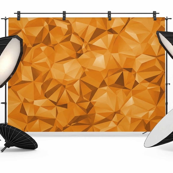 Photo Backdrop 5x7 ft Modern Artificial Photography Backdrops Curtains Picture Wall Covering Orange Abstract Art Photo Booth Drapes for Backdrop Photoshoot Wedding Party Birthday Background Screen