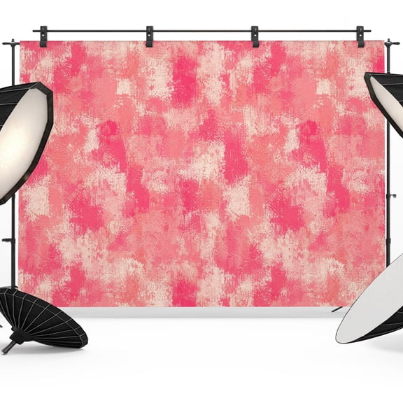 Photo Backdrop 5x7 ft Pink Ink Splash Photography Backdrops Curtains Wall Covering Modern Misty Smoke Swirls Photo Booth Drapes for Backdrop Photoshoot Wedding Party Birthday Background Screen