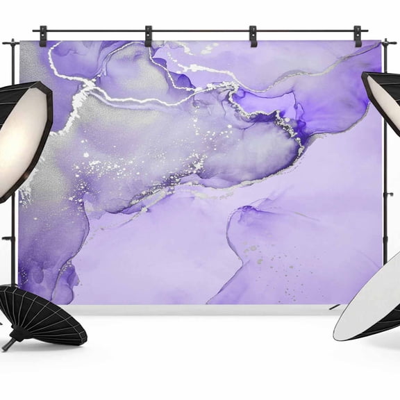 Photo Backdrop 5x7 ft Purple Marble Photography Backdrops Curtains Picture Wall Covering Abstract Waves Cloud Photo Booth Drapes for Backdrop Photoshoot Wedding Party Birthday Background Screen