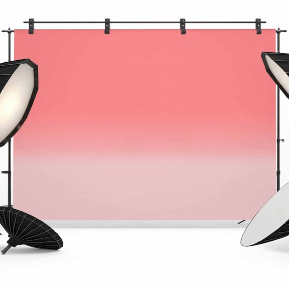 Photo Backdrop 5x7 ft Red Pink Ombre Photography Backdrops Curtains Picture Wall Covering Gradient Gradual Color Photo Booth Drapes for Backdrop Photoshoot Wedding Party Birthday Background Screen