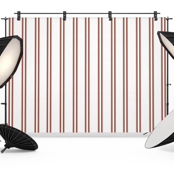 Photo Backdrop 5x7 ft Red Stripes Lines Photography Backdrops Curtains Picture Wall Covering Vertical Striped Photo Booth Drapes for Backdrop Photoshoot Wedding Party Birthday Background Screen