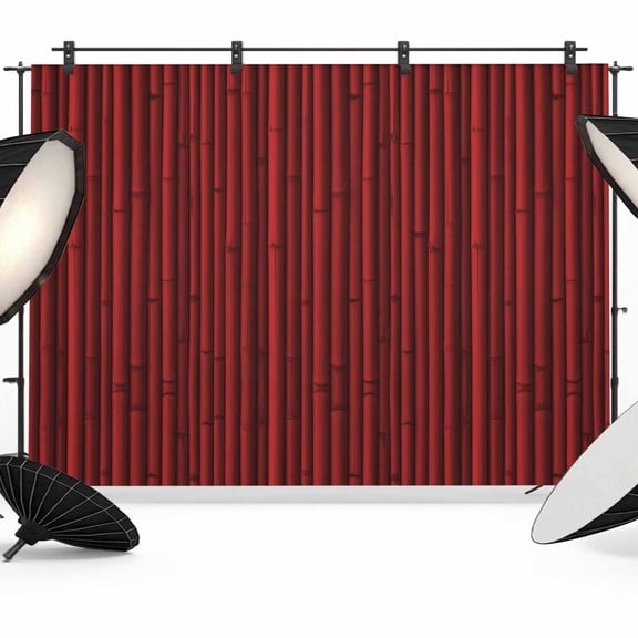 Photo Backdrop 5x7 ft Red Tree Forest Photography Backdrops Curtains Picture Wall Covering Leaves Branches Photo Booth Drapes for Backdrop Photoshoot Wedding Party Birthday Background Screen
