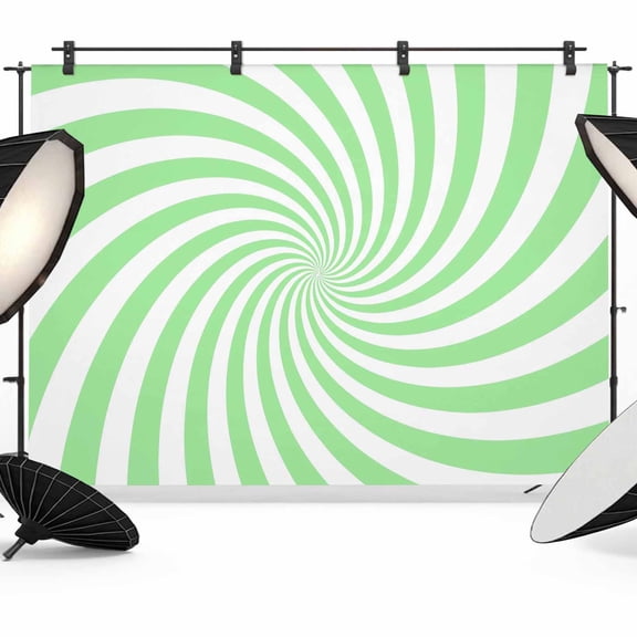 Photo Backdrop 5x7 ft Sage Green Lime Spiral Photography Backdrops Curtains Wall Covering 3D Abstract Stripes Photo Booth Drapes for Backdrop Photoshoot Wedding Party Birthday Background Screen