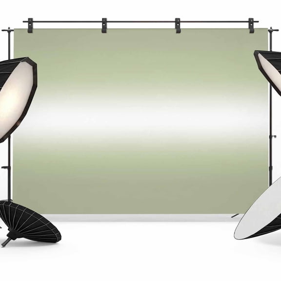 Photo Backdrop 5x7 ft Sage Green Ombre Photography Backdrops Curtains Picture Wall Covering Solid Color Photo Booth Drapes for Backdrop Photoshoot Wedding Party Birthday Background Screen