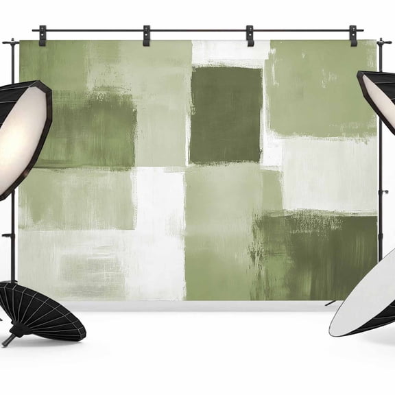 Photo Backdrop 5x7 ft Sage Green Paint Photography Backdrops CurtainsGradient Graffiti Modern Abstract Photo Booth Drapes for Backdrop Photoshoot Wedding Party Birthday Background Screen