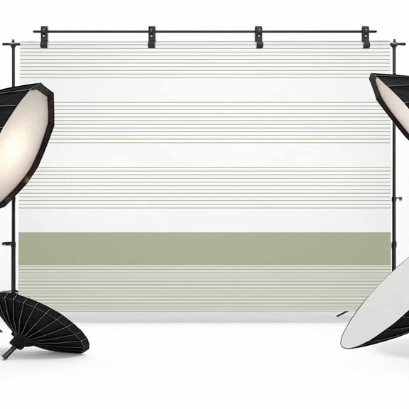Photo Backdrop 5x7 ft Sage Green Stripe Lines Photography Backdrops Curtains Wall Covering Abstract Striped Photo Booth Drapes for Backdrop Photoshoot Wedding Party Birthday Background Screen