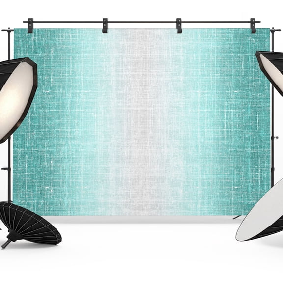 Photo Backdrop 5x7 ft Teal Linen Texture Photography Backdrops Curtains Picture Wall Covering Gradient Color Photo Booth Drapes for Backdrop Photoshoot Wedding Party Birthday Background Screen