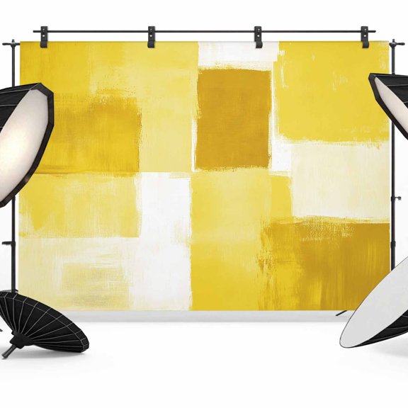 Photo Backdrop 5x7 ft Yellow Paint Photography Backdrops Curtains Wall Covering Gradient Graffiti Modern Abstract Photo Booth Drapes for Backdrop Photoshoot Wedding Party Birthday Background Screen