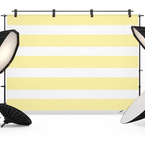 Photo Backdrop 5x7 ft Yellow Stripes Photography Backdrops Curtains Picture Wall Covering Classic Striped Lines Photo Booth Drapes for Backdrop Photoshoot Wedding Party Birthday Background Screen