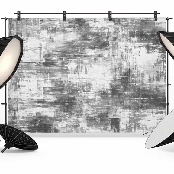 Photo Backdrop 8x10 ft Black Graffiti Art Photography Backdrops Curtains Picture Wall Covering Abstract Texture Photo Booth Drapes for Backdrop Photoshoot Wedding Party Birthday Background Screen