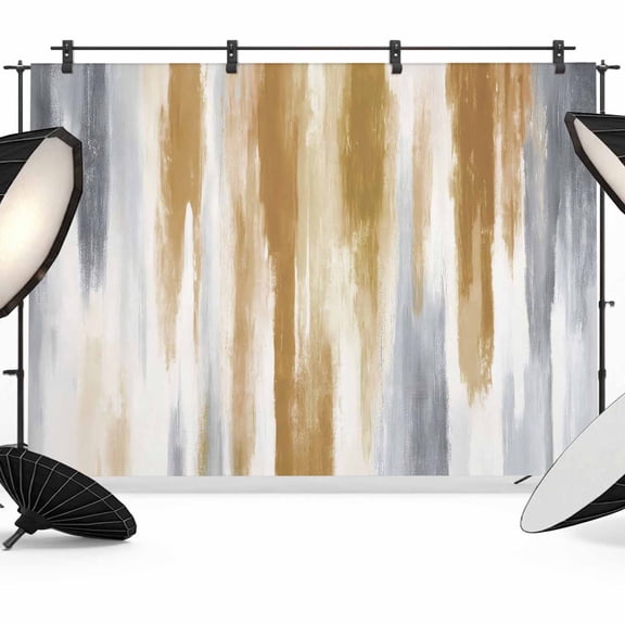 Photo Backdrop 8x10 ft Brown Grey Photography Backdrops Curtains Picture Wall Covering Abstract Art Texture Photo Booth Drapes for Backdrop Photoshoot Wedding Party Birthday Background Screen