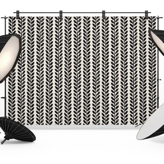 Photo Backdrop 8x10 ft Gray Pinstripes Photography Backdrops Curtains Picture Wall Covering Woven Denim Striped Photo Booth Drapes for Backdrop Photoshoot Wedding Party Birthday Background Screen