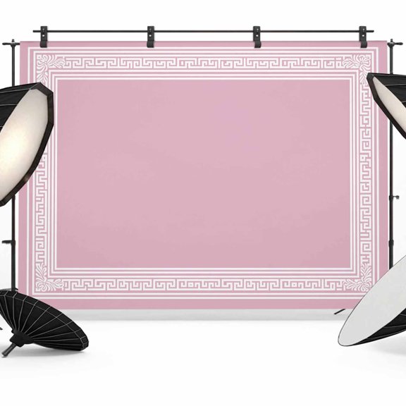 Photo Backdrop 8x10 ft Pink Key Design Photography Backdrops Curtains Picture Wall Covering Geometric Back Print Photo Booth Drapes for Backdrop Photoshoot Wedding Party Birthday Background Screen