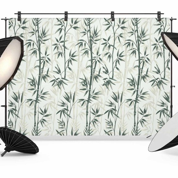 Photo Backdrop 8x10 ft Sage Green Leaves Photography Backdrops CurtainsLeaf Branch Plant Chinese Style Photo Booth Drapes for Backdrop Photoshoot Wedding Party Birthday Background Screen