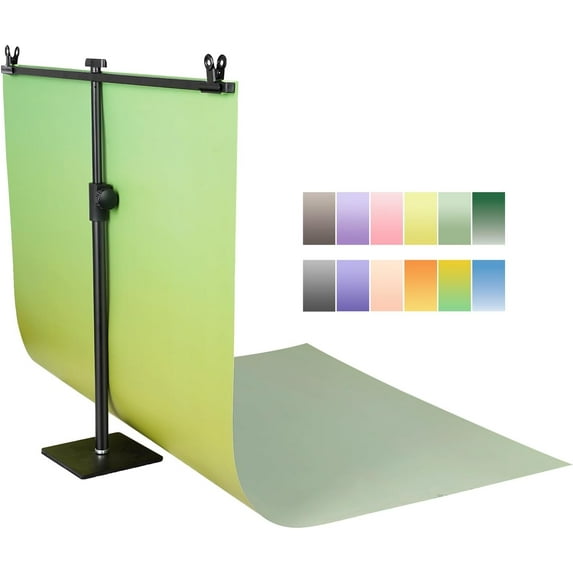 Photo Backdrop for Product Photography: 6pcs/12color Paper Background kit for Food Photos, Small Item Photoshoot - for Product Photographer & Content Creator (22x34inches New)