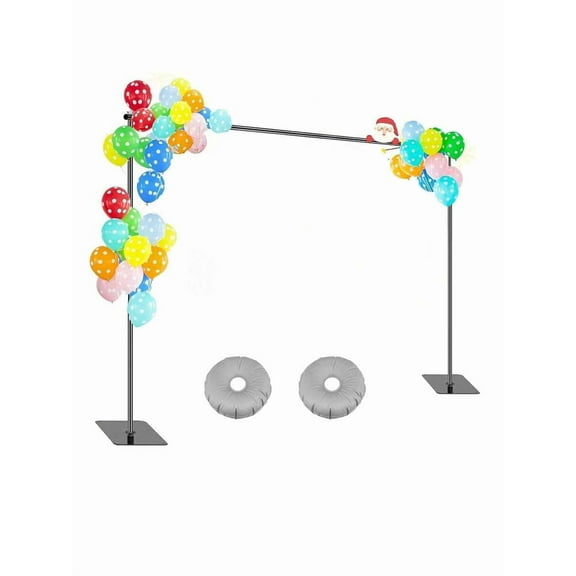 Photo Backdrop Stand 10x6.5ft Heavy Duty Metal Frame for Photography Studio, Adjustable Background Support for Projector Screen, Party Decor and Banner Display