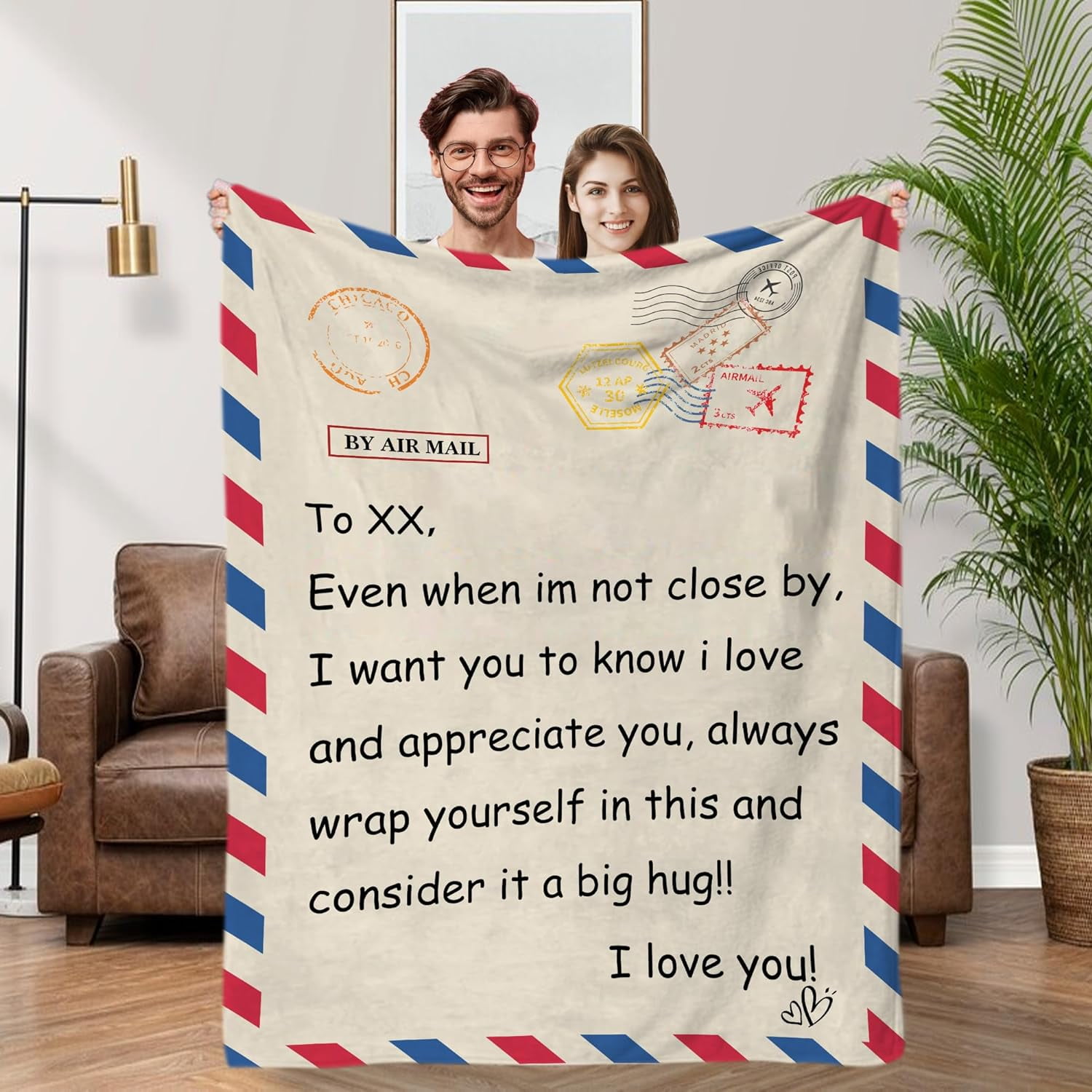 I Just Want You To Know That You Mean The World To Me - Couple Blanket - Gift For Girlfriend
