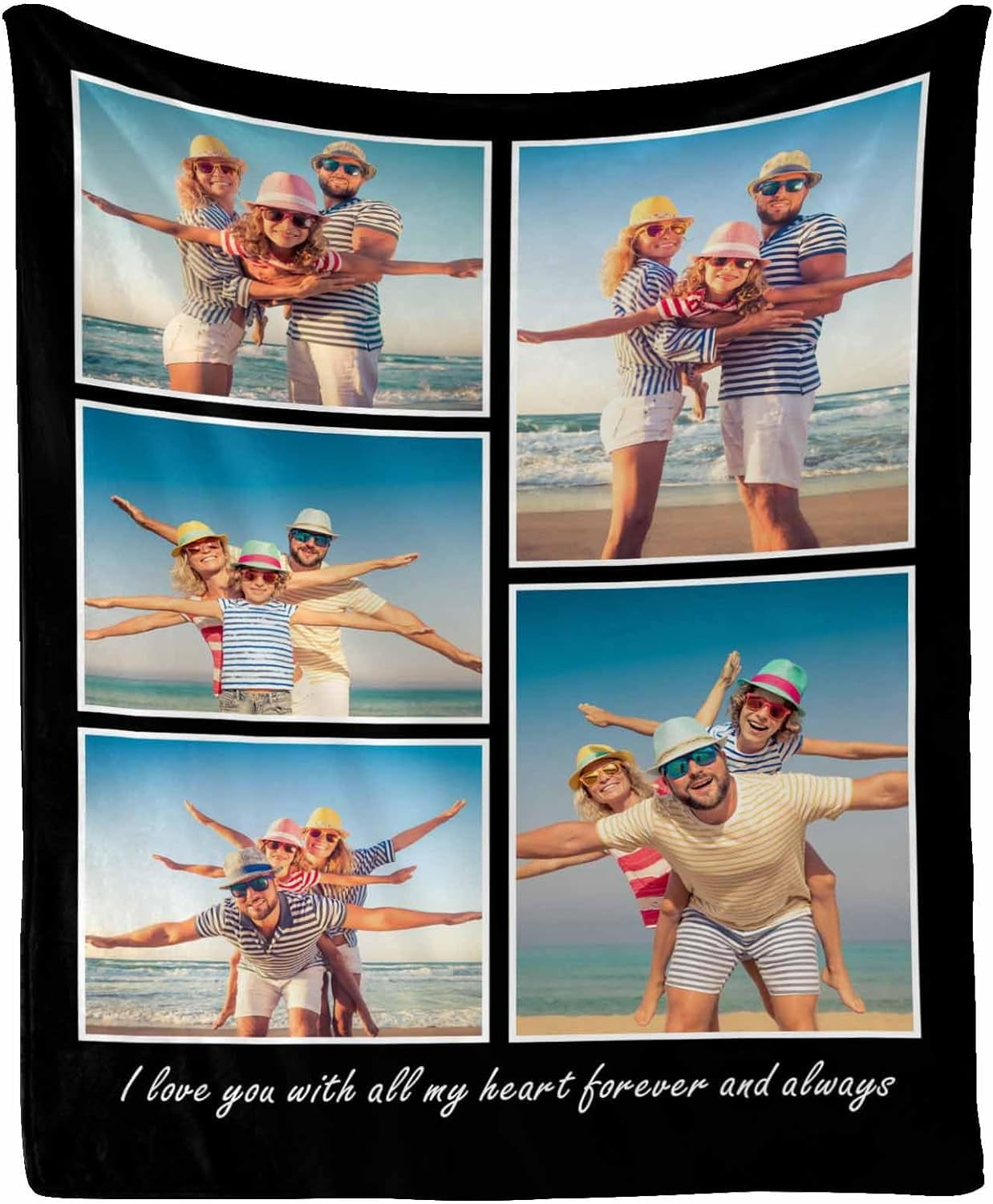 Photo Blanket Customized Customized Blanket Gifts for Best Friend
