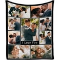 thumbnail image 1 of Photo Blanket Customized Customized Blanket Gifts for Best Friend Sister Family Dad Mom Daughter Son (7 Size), 1 of 6
