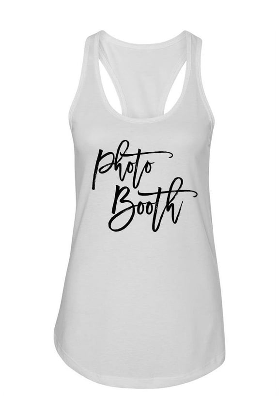 Photo Booth Calligraphy. Tank Women -Image by Shutterstock, Female x-Small