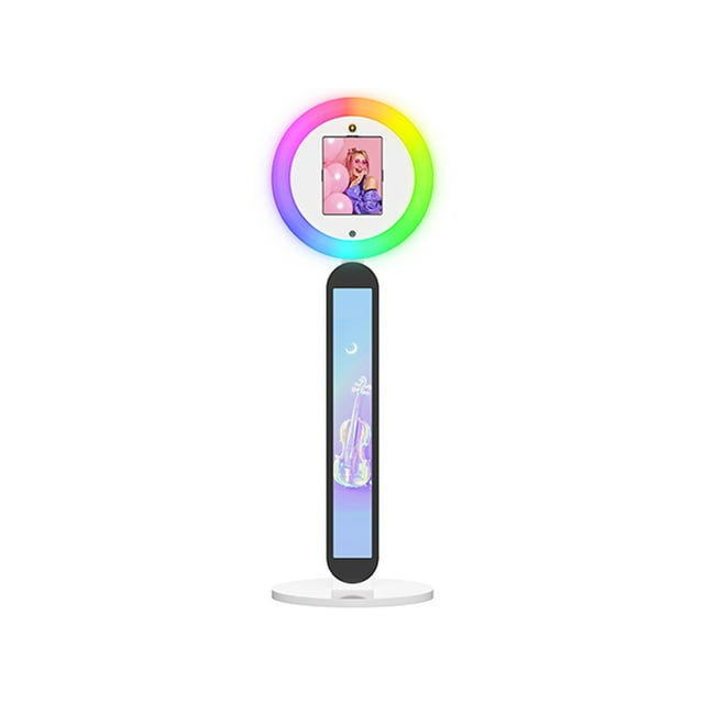 Photo Booth Compatible with Any Ipad Photo Booth with Software APP Control Ring Box Music Sync IPad Selfie Machine Flight Case FOOTIELD