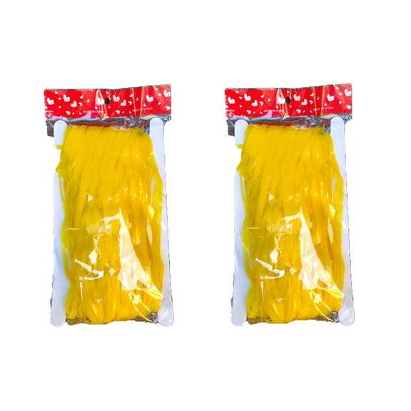 Photo Booth Decorations Matte Colorful Foil Tassels Curtains - 2 Pcs 1x2m Glitter Metallic Curtains Party Photo Booth Decor