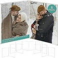 Potrate Frame Photo Booth Frames 4x6 Clear Acrylic Dual-Sided Self-Standing Picture ...
