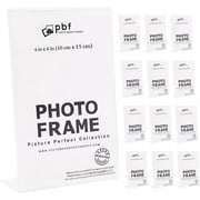 Photo Booth Frames 4 x 6 Clear Acrylic Picture Frame, 12 Pack