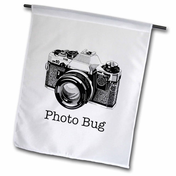 3dRose, Photo Bug, 12 x 18 inch Garden Flag