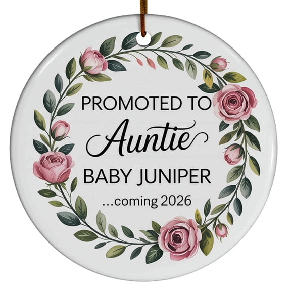Photo Bump's First Christmas Ornament 2025, Baby Bump Sonogram Ultrasound Photo Christmas Ornament