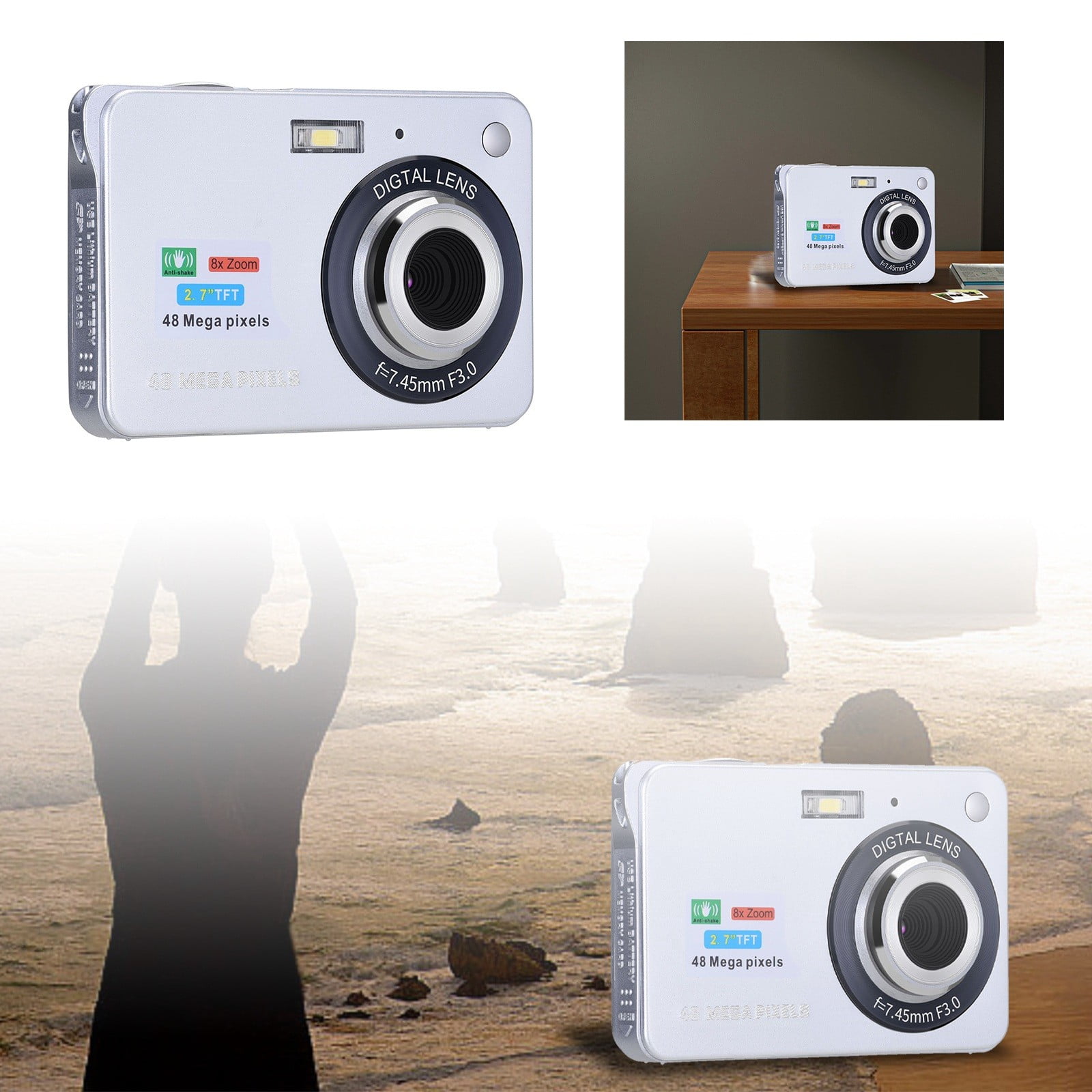 Photo Camera 48 Million Pixel High Definition Ordinary Digital Camera