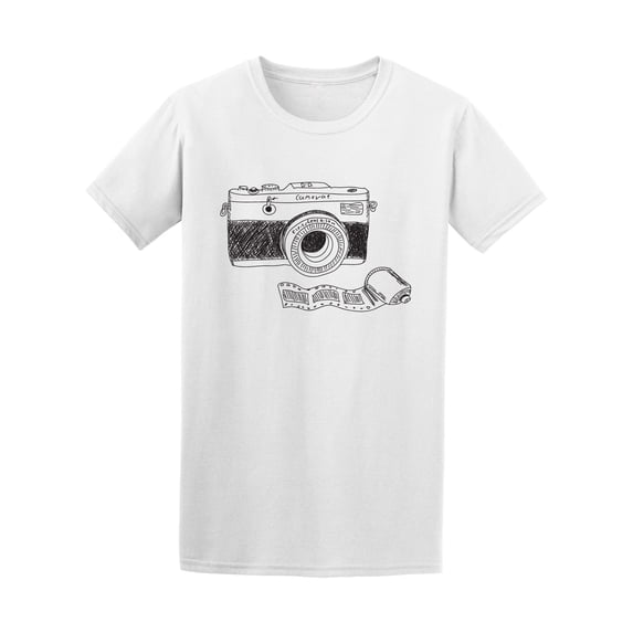 Photo Camera Doodle Graphic Tee - Image by Shutterstock