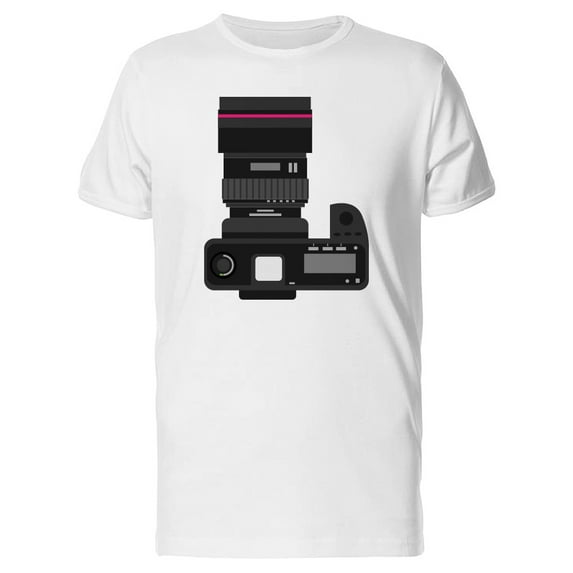Photo Camera Top View T-Shirt Men -Image by Shutterstock, Male x-Large