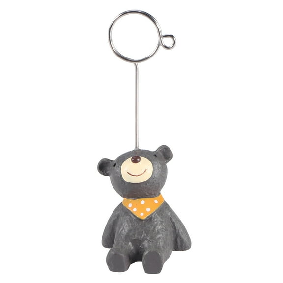 Supvox Resin Animal Display Board Dark Grey Desktop Ornament for Party Tabletop