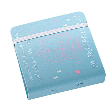 Photo Collection Book 40 Pocket Photo Album With 3 Rings PP Binder Cover Card Organiser For 3Inch Photocard Picture