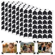 Photo Corner Stickers Black Photo Mounting Corners for for DIY Scrapbooking Stickers Album Journal Diary 20 Sheets