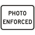 thumbnail image 1 of Photo Enforced Sign Regulatory Traffic Signs Metal Sign Tin Sign 8x12 Inch - Caution Safety Warning Security Signs Indoor & Outdoor Signs for Home, Office, Work, 1 of 5
