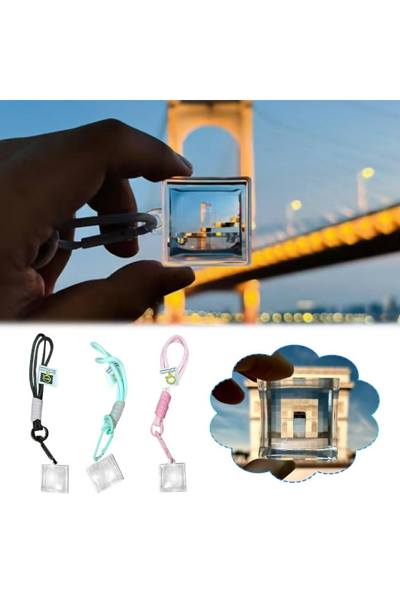Photo Enhancer Keychain | Pocket-Sized Image Filter Pendant - Retro Pixel Style & Dreamy Blur Effect | Portable Unique Camera Tool for Photography Enthusiasts | 1 Piece