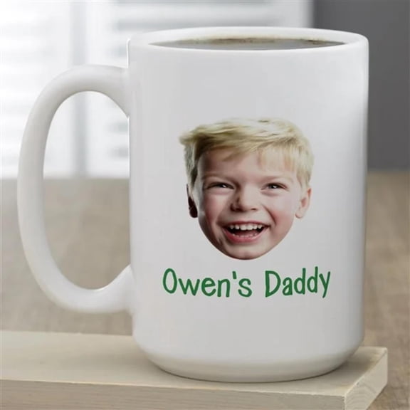 Photo Face Cutout Personalized, Bekilab, 11oz-15oz Mug