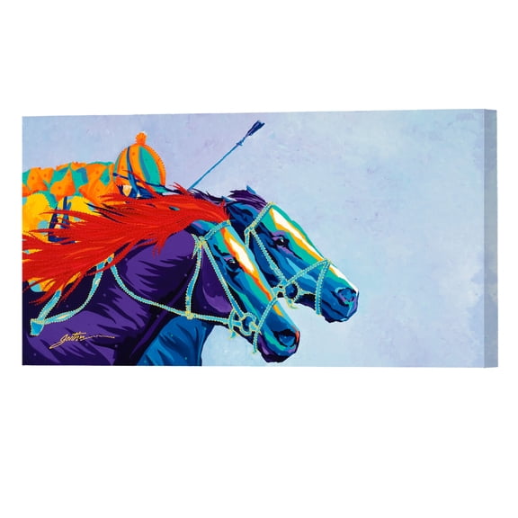 Photo Finish, Fine Art Giclee Print On Gallery Wrap Canvas