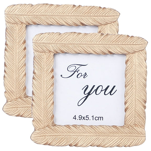 WEAVILUX Set of 2 Small Picture Frames for Photos, Home Decor, Wall Display, Tabletop Frame, Elegant Design