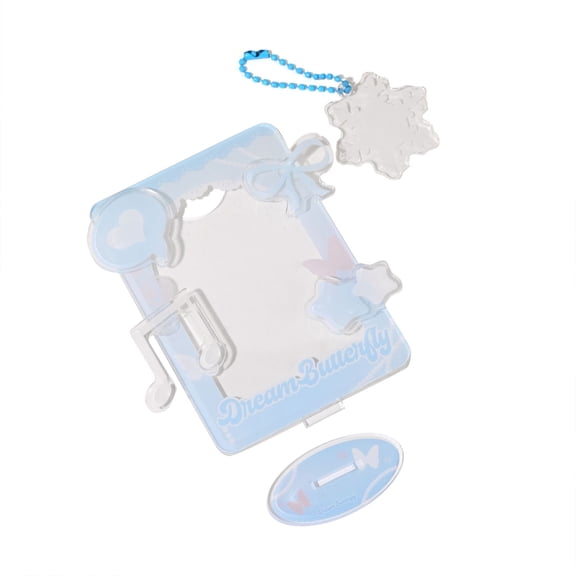 Photo Frame Acrylic Plastic Display Vertical Standing Picture or Display Sign