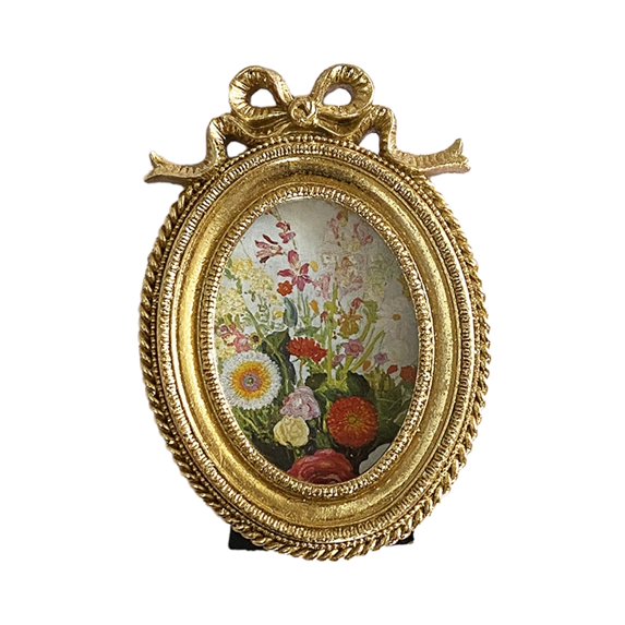 Photo Frame Embossed Desktop Picture Frame for Living Room Hallway Ornament