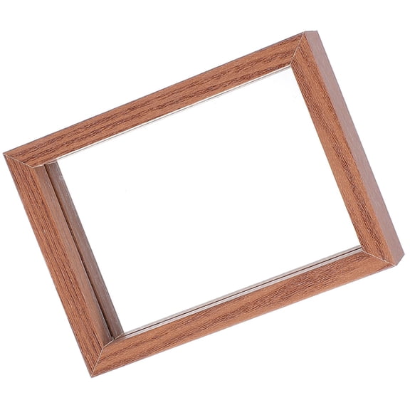 Photo Frame Flower Display Picture Frames Shelf 4x6 Gold Specimen 7 Inches Glass