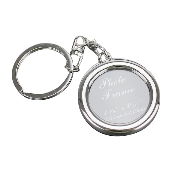 Photo Frame Keychain Couple Keepsake Memory Holder Unique Design Compact Portable Durable