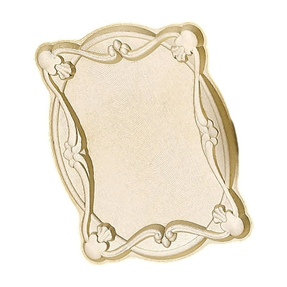Photo Frame Lacquer Seal Head Matte Frame Sealing Wax Stamp Head Irregular Brass Head Envelope Invitation Decoration