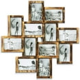 thumbnail image 1 of Photo Frame Picture Frame Family Friends Union Together L24 x H24 Gallery Collage Wall Hanging Photo Frame for 6" x 4" Photo - 12 Photo Sockets - Gold Edge, 1 of 8